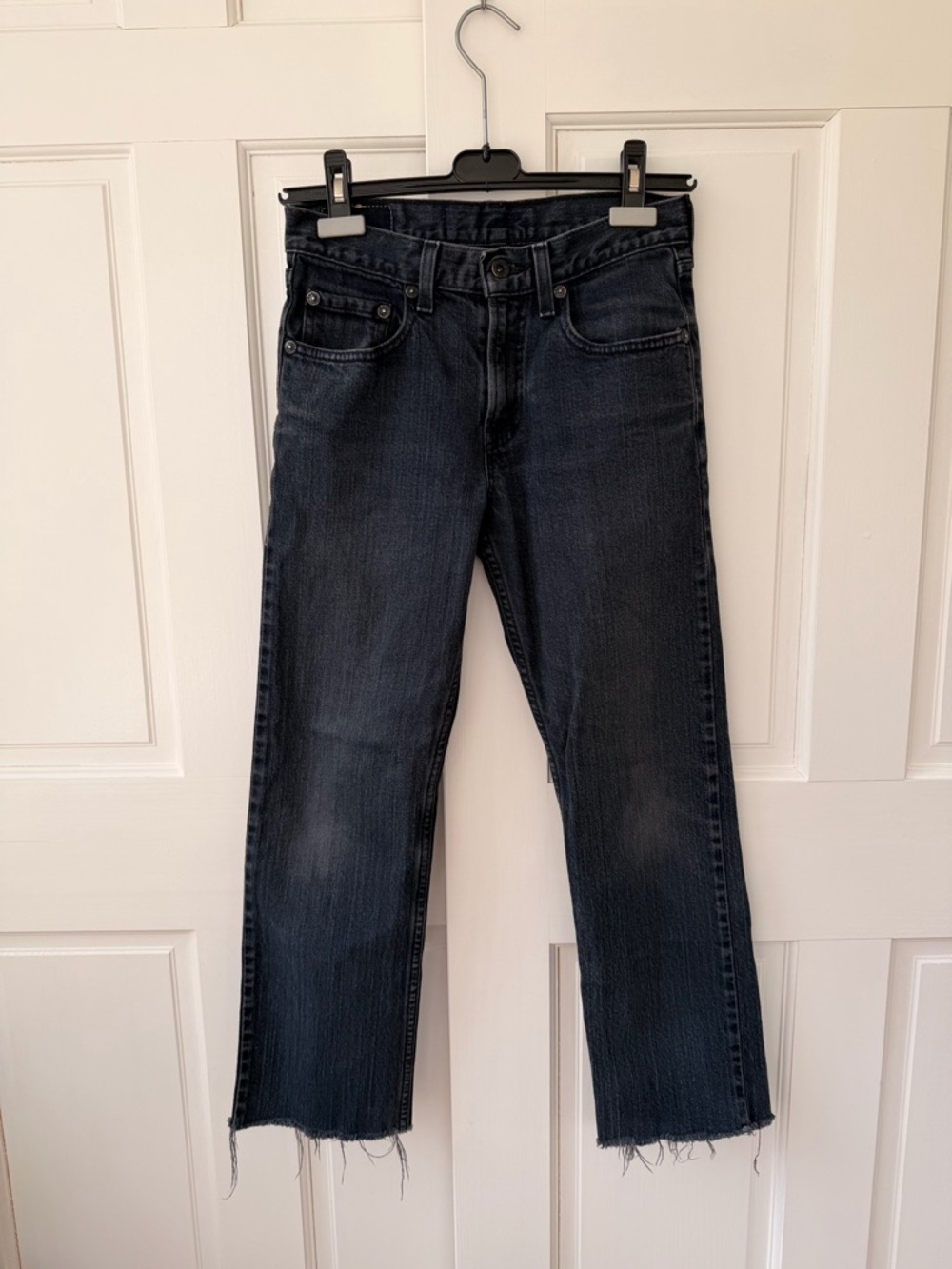 Levi's Straight Leg Jeans - Black Wash